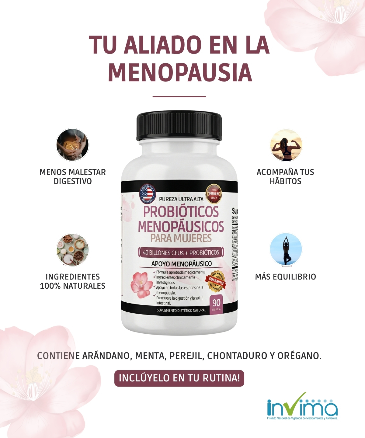 Menopause Vital - Probióticos para la Menopausia